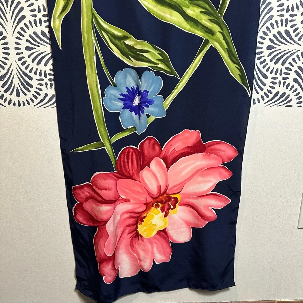 Diane Von Furstenburg Floral Scarf